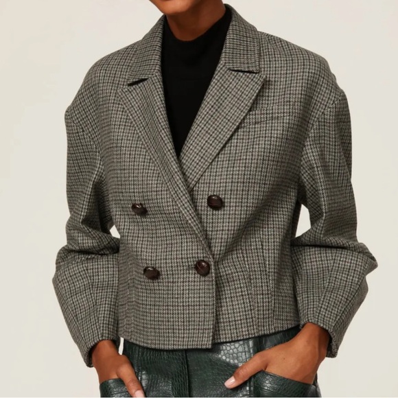 Veronica Beard Sybille Houndstooth Jacket – Size 8 - Picture 1 of 11